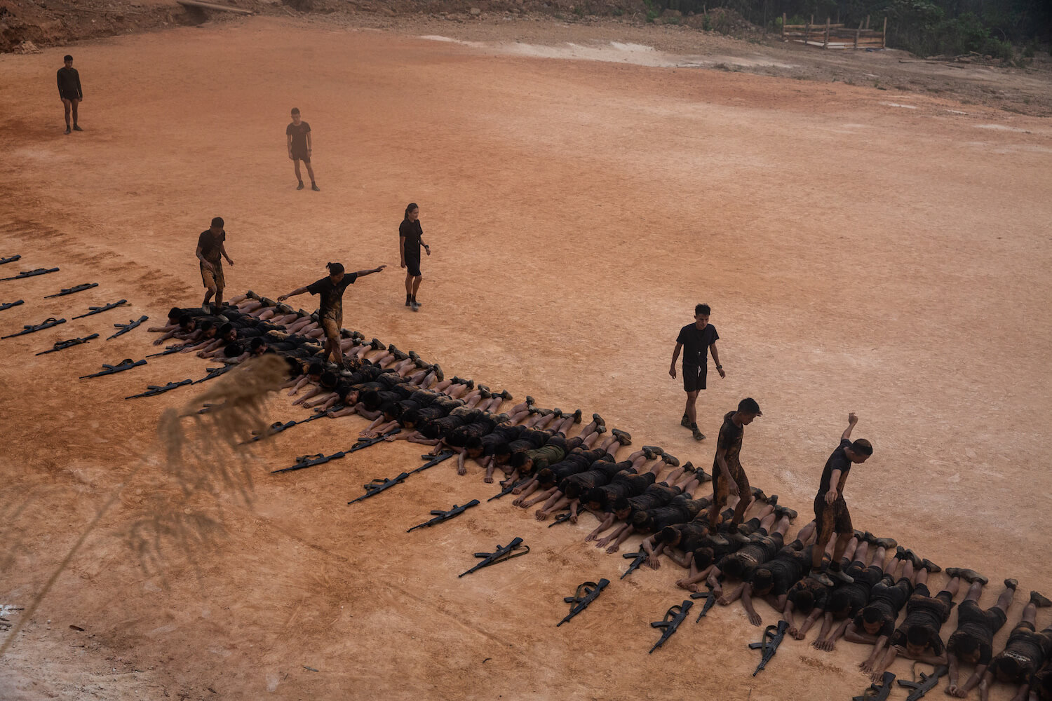 Burma People's Liberation Army recruits training